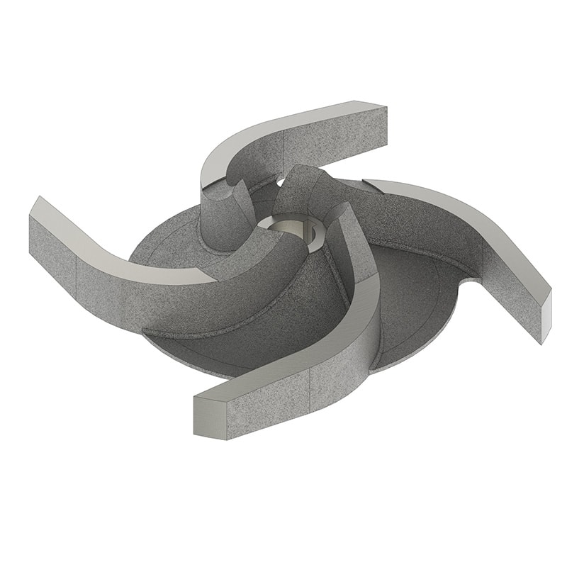 End Suction Heavy Duty Open and Enclosed Impeller Pump Impeller